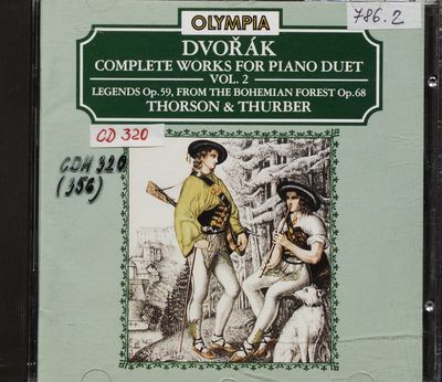 Complete works for piano duet : Volume 2 Legends Op. 59 ; From the Bohemian forest Op. 68
