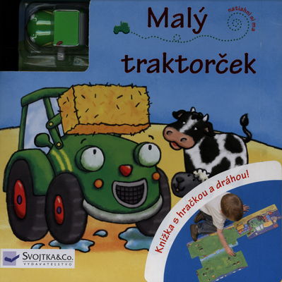 Malý traktorček knižka s hračkou a dráhou! /