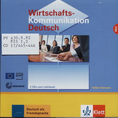 Wirtschafts-Kommunikation Deutsch neu CD 1 von 2 CDs zum Lehrbuch Kapitel 1-7
