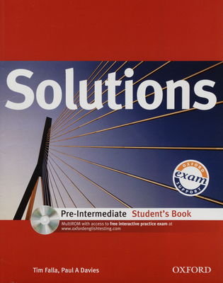 Solutions : pre-Intermediate. Student´s book /