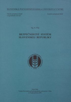 Bezpečnostný systém Slovenskej republiky /