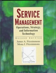 Service management. : Operations, strategy and information technology. /