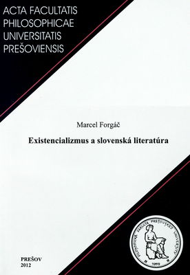 Existencializmus a slovenská literatúra /