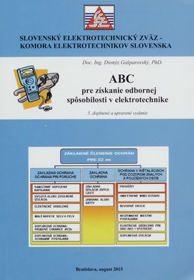 ABC pre získanie odbornej spôsobilosti v elektrotechnike /