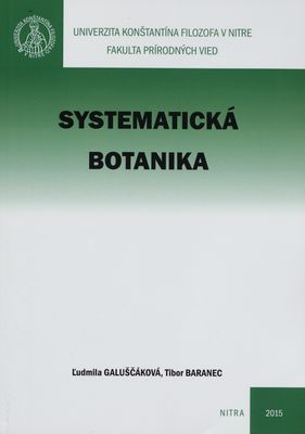Systematická botanika /