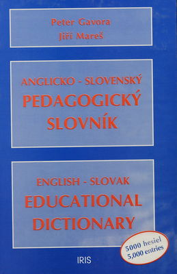 Anglicko-slovenský pedagogický slovník /