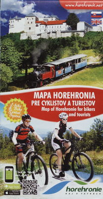 Mapa Horehronia pre cyklistov a turistov