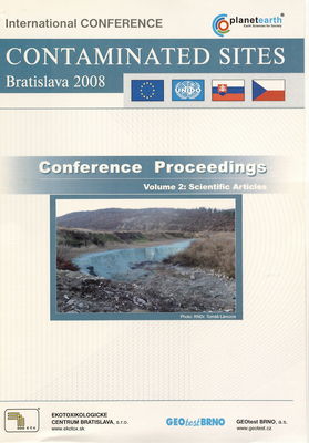 Contaminated Sites : Bratislava 2008 : conference proceedings. Volume 2, Scientific articles /