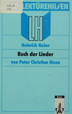 Lektürehilfen Heinrich Heine "Buch der Lieder" /