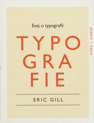 Esej o typografii /