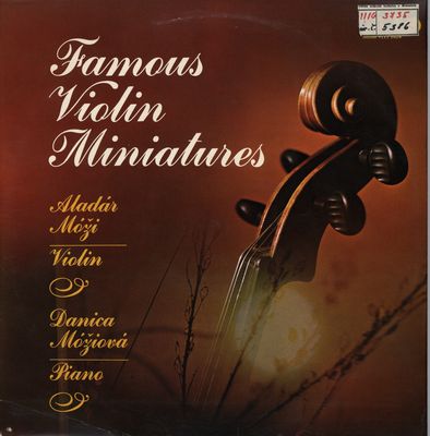 Famous violin miniatures /
