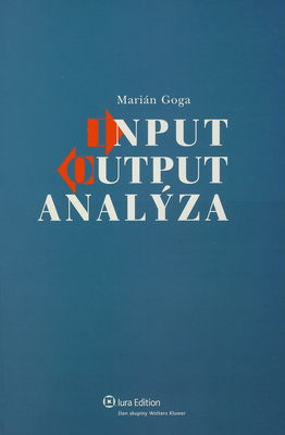 Input output analýza /