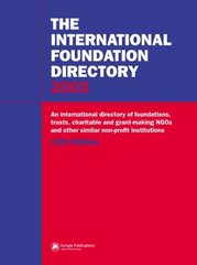 The international foundation directory 2003. /