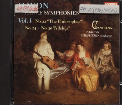Three symphonies : vol. 1 /