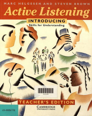 Active listening : introducing skills for understanding : teacher´s edition /