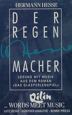 »Der Regenmacher« / : Lesung mit Musik aus dem Roman "Das Glasperlenspiel" Cassette 2 von 2 Cassetten