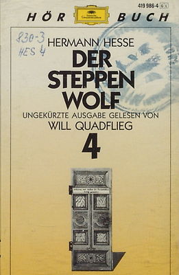 Der Steppenwolf / : Cassette 4 von 5 Cassetten