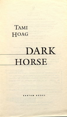 Dark horse /