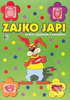 Zajko Japi sa hrá s jazýčkom a pastelkou /