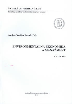 Environmentálna ekonomika a manažment : cvičenia /