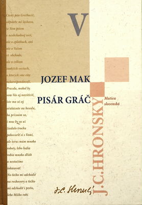 Jozef Mak ; Pisár Gráč /