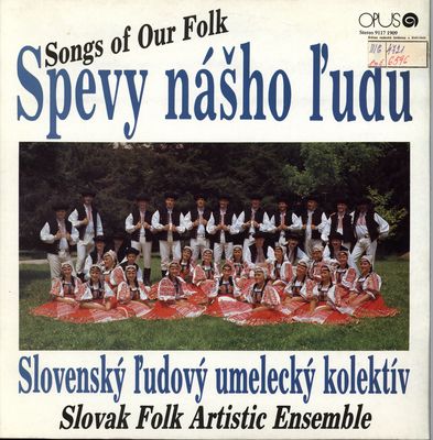 Spevy našho ľudu : Slovensky ľudový umelecký kolektív /
