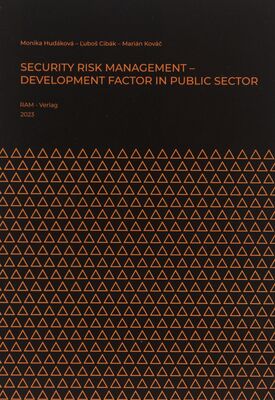 Security risk management - development factor in public sector /