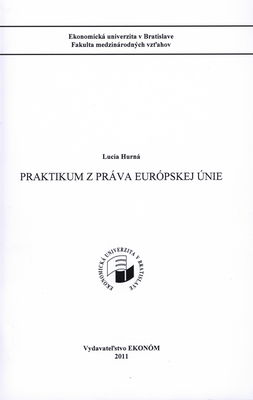 Praktikum z práva Európskej únie /