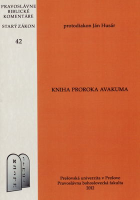 Kniha proroka Avakuma /