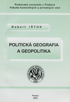 Politická geografia a geopolitika /