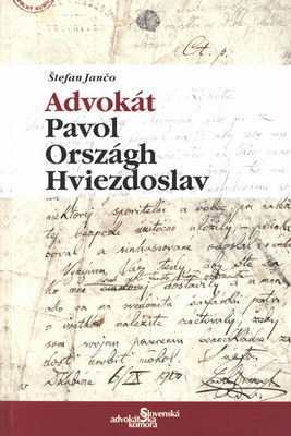 Advokát Pavol Országh Hviezdoslav /