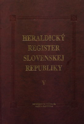 Heraldický register Slovenskej republiky. V /