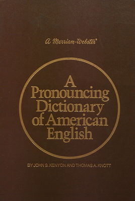 A pronouncing dictionary of American English /