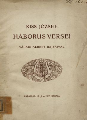 Kiss József háborús versei /