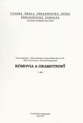 Rómovia a gramotnosť /