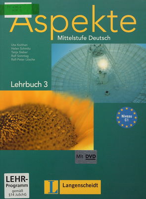 Aspekte : Mittelstufe Deutsch : Lehrbuch 3 /