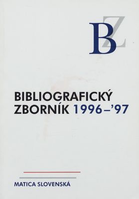 Bibliografický zborník 1996-1997 /