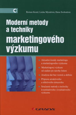 Moderní metody a techniky marketingového výzkumu /