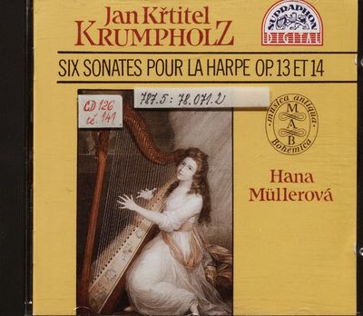 Six Sonates pour La Harpe, Op. 13 et 14 /