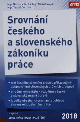 Srovnání českého a slovenského zákoníku práce /