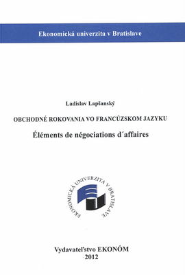 Obchodné rokovania vo francúzskom jazyku /