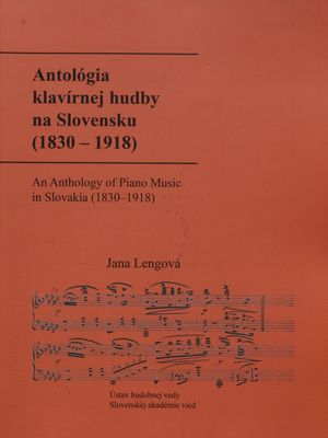 Antológia klavírnej hudby na Slovensku (1830-1918)