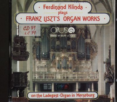 Ferdinand Klinda plays Franz List´s organ works