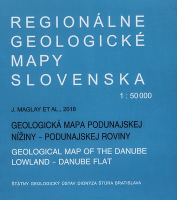 Geologická mapa Podunajskej nížiny - Podunajskej roviny
