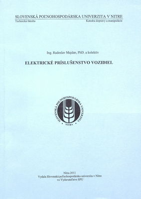 Elektrické príslušenstvo vozidiel /
