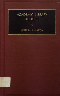 Academic library budgets /