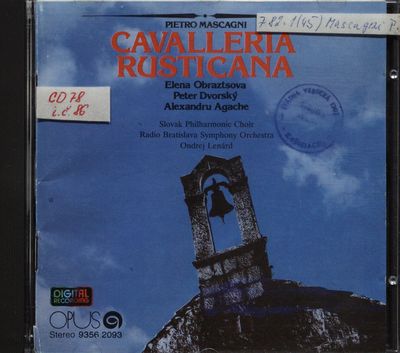 Cavalleria rusticana / : Opera in one act