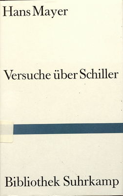 Versuche über Schiller /
