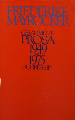 Gesammelte Prosa 1949-1975 /