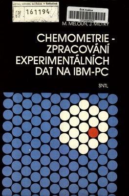 Chemometrie - zpracování experimentálních dat na IBM-PC /